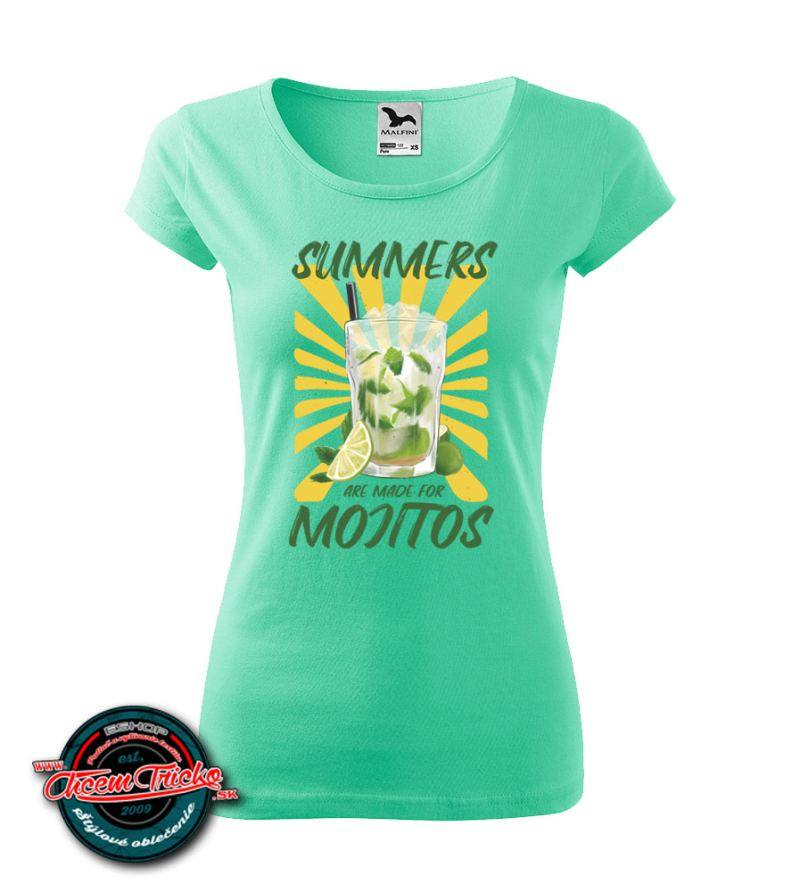 Dámske tričko Summers mojitos