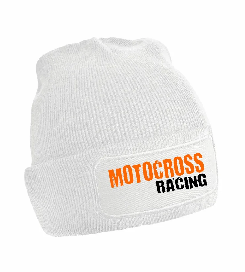 Zimná čiapka s motívom Motocross racing
