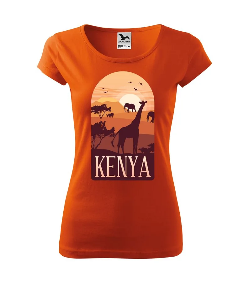 Tričko s potlačou Kenya