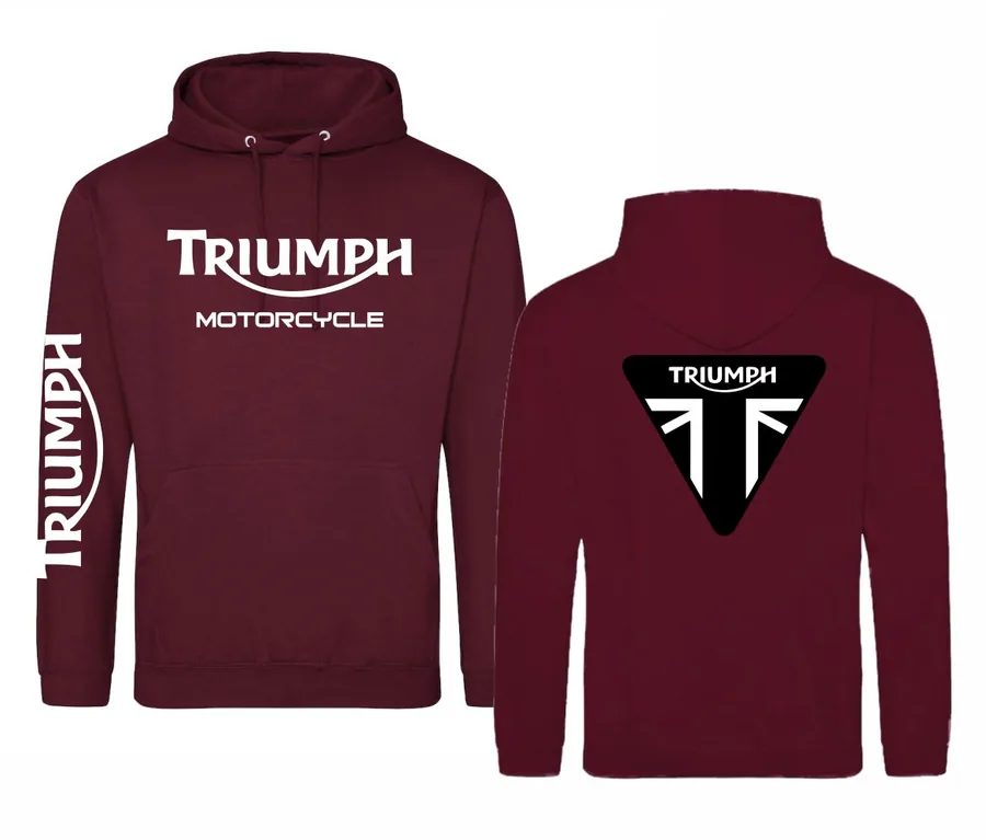 Kapucová mikina Triumph motorcycle