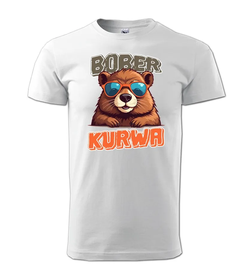 Vtipné pánské tričko Bober Kurwa