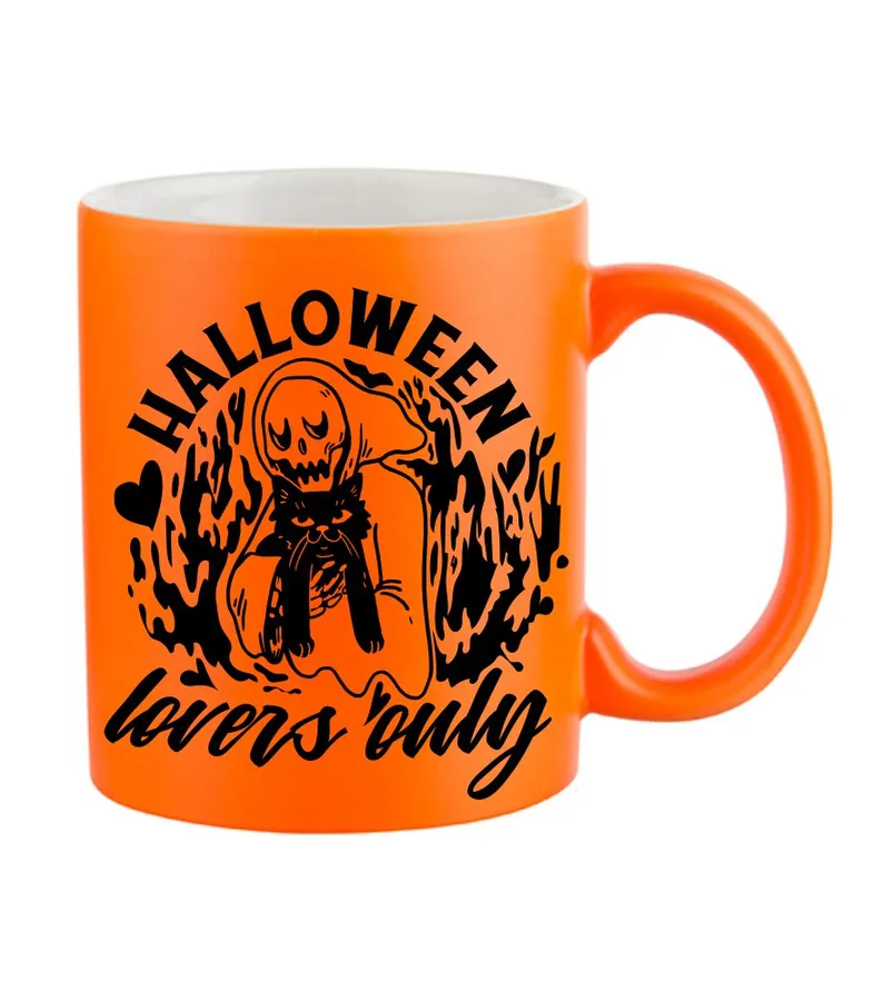 Hrnček matný neon Halloween