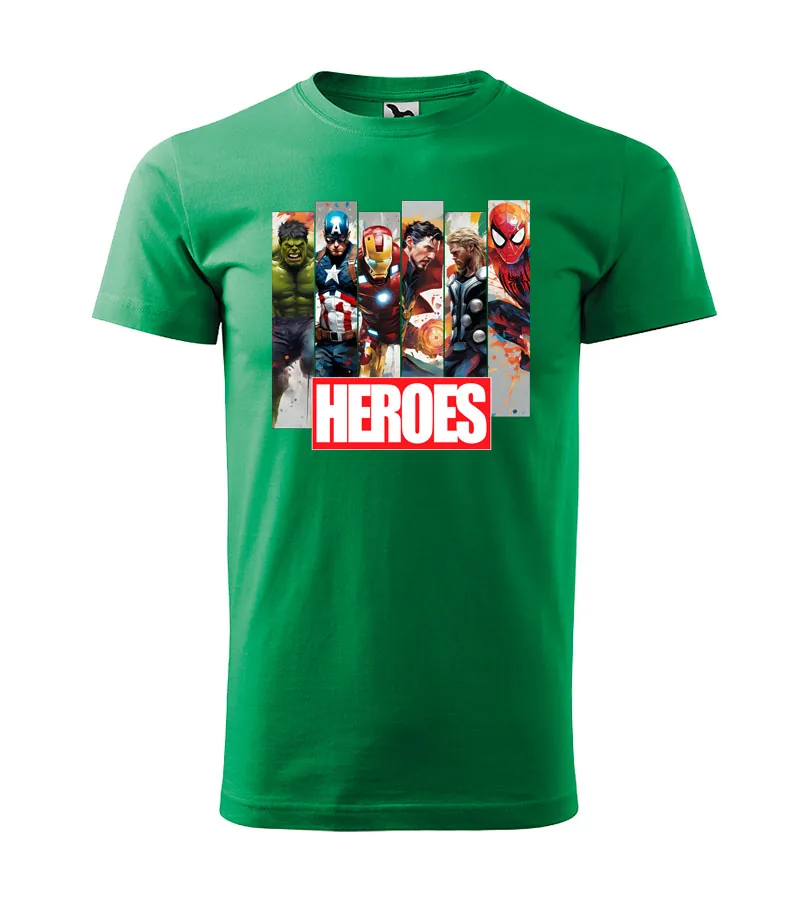 Tričko Marvel - Hulk, Captain America, Superman, Thor, Ironman