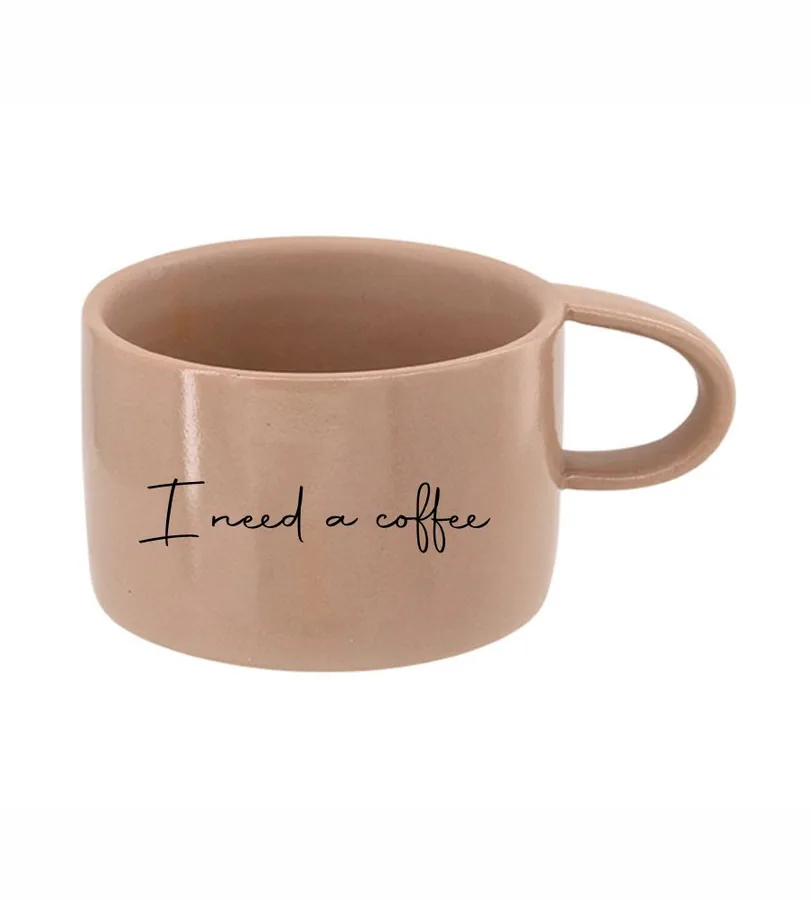 Hrnček s potlačou I need a coffee