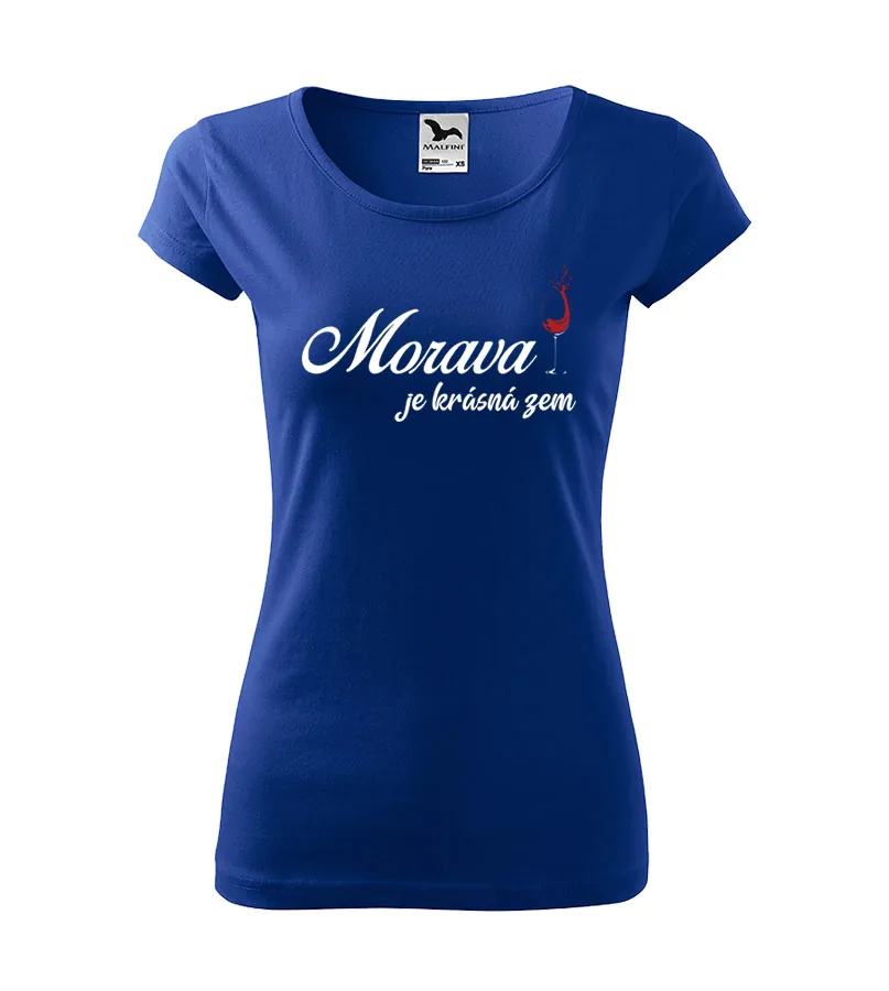 Dámske tričko Morava je krásná zem