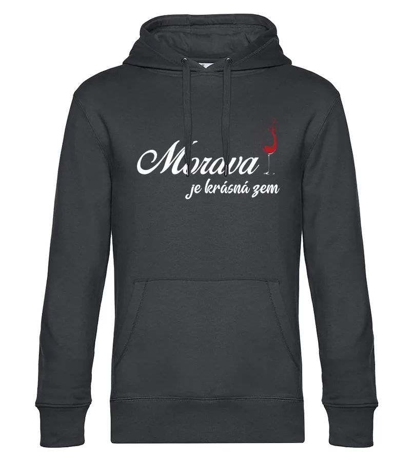 Mikina s potlačou Morava je krásná zem