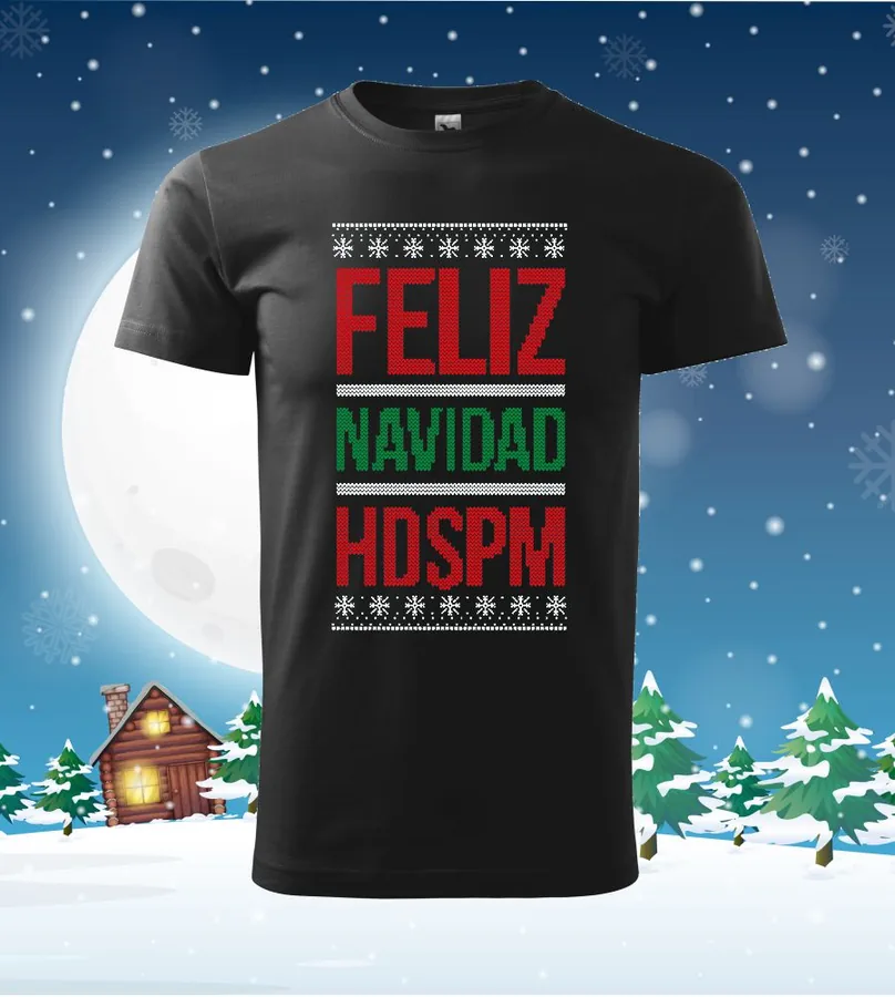 Tričko vianočné s potlačou Feliz navidad