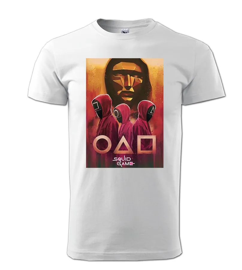 Dámske / pánske tričko s potlačou Squid Game