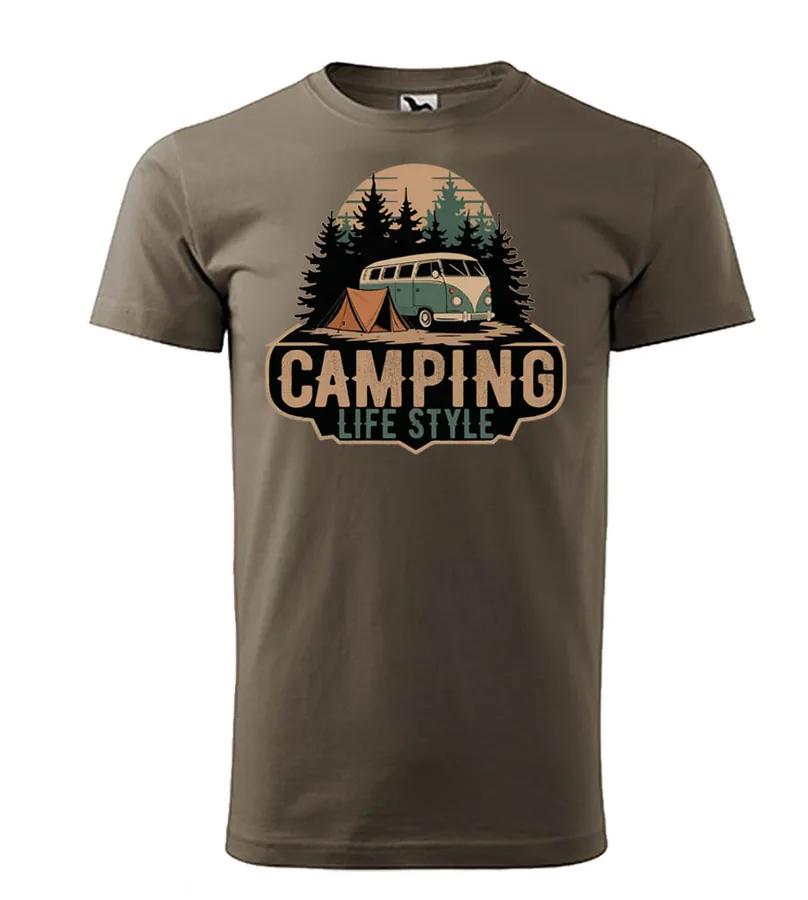 Tričko Camping life style