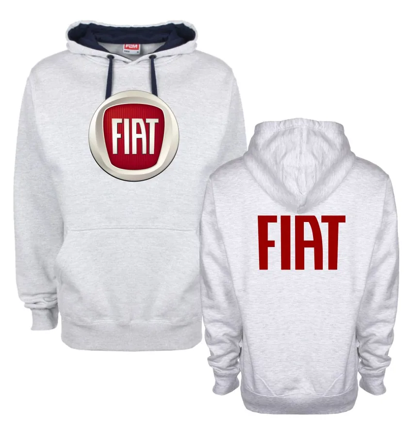 Kapucová mikina s motívom Fiat