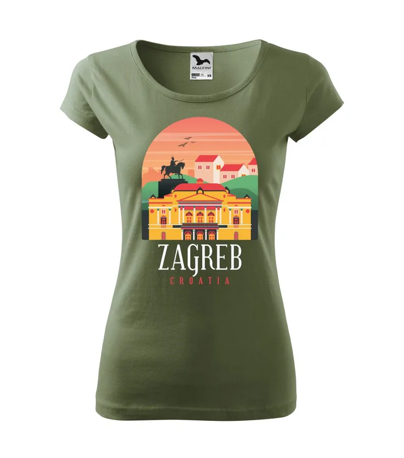 Dámske / pánske tričko Zagreb