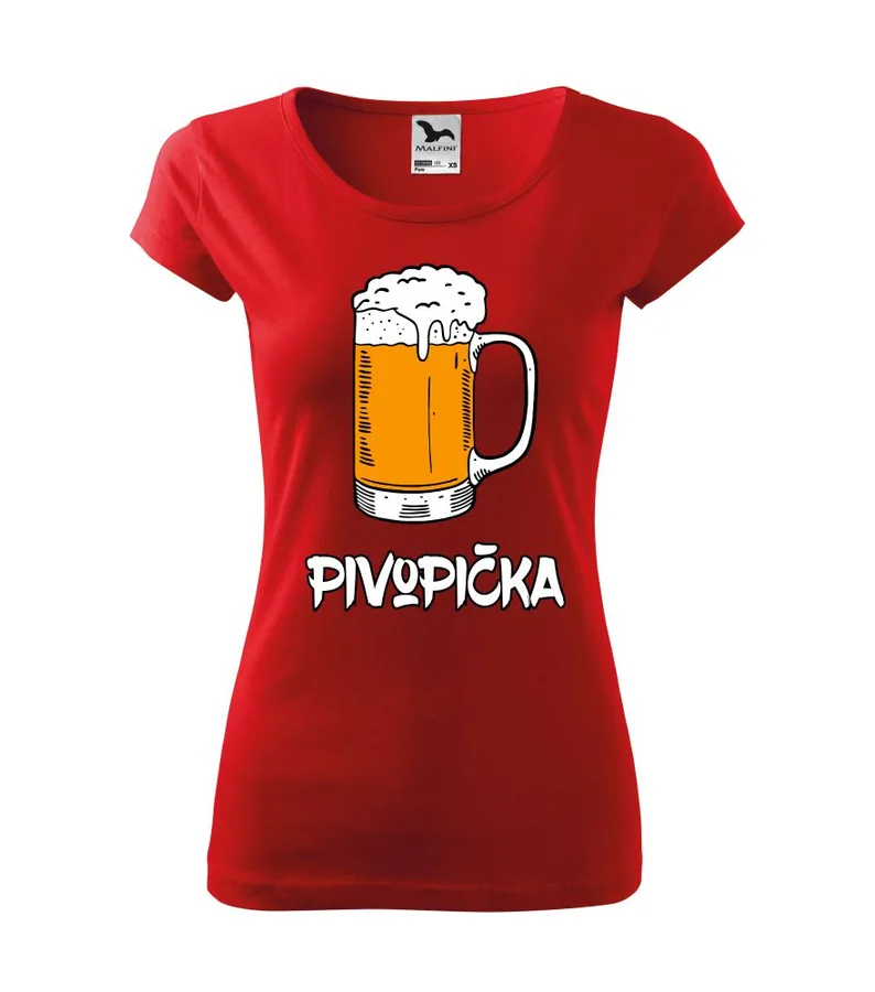 Dámske tričko Pivopička