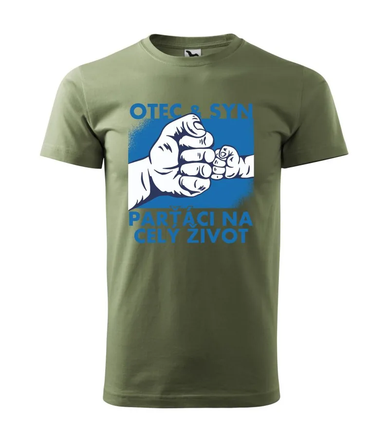 Tričko Otec a syn, parťáci na celý život