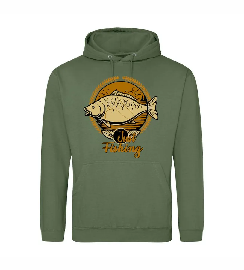 Mikina s kapucou Just Fishing