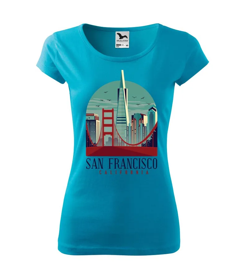 Dámske / pánske tričko San Francisco