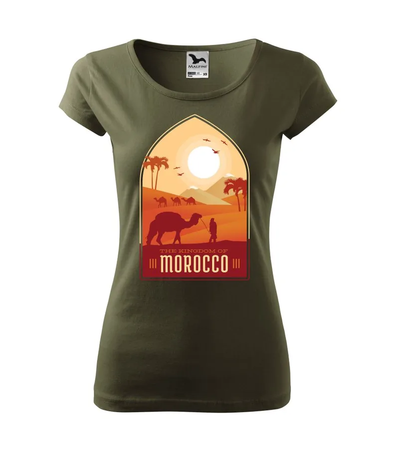 Tričko s potlačou Morocco