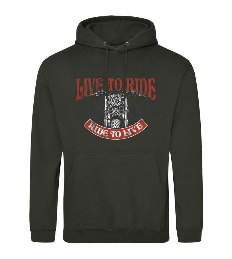 Moto mikina Live to ride