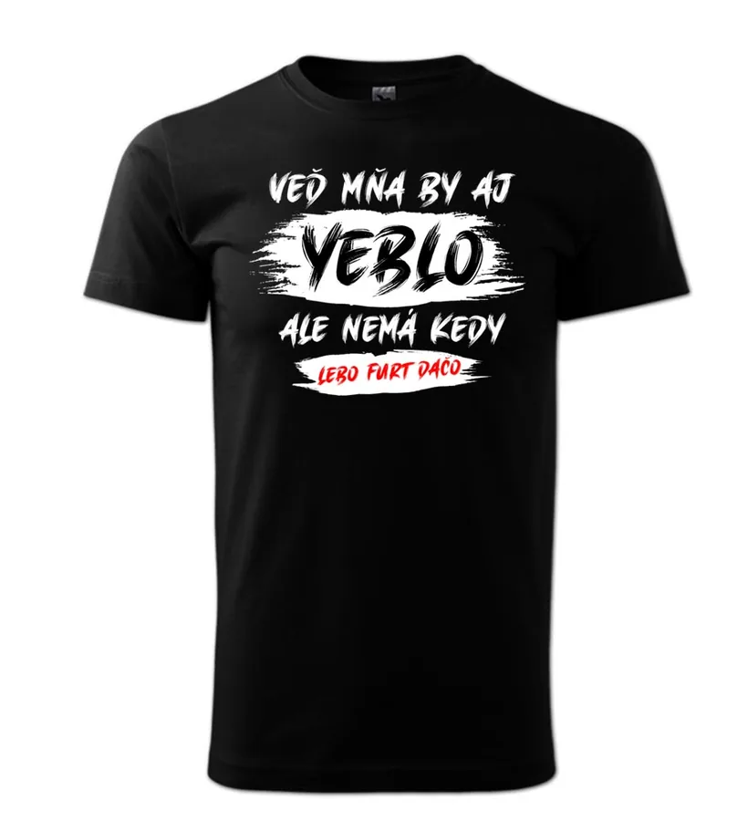 Vtipné pánské tričko Mňa by aj yeblo...