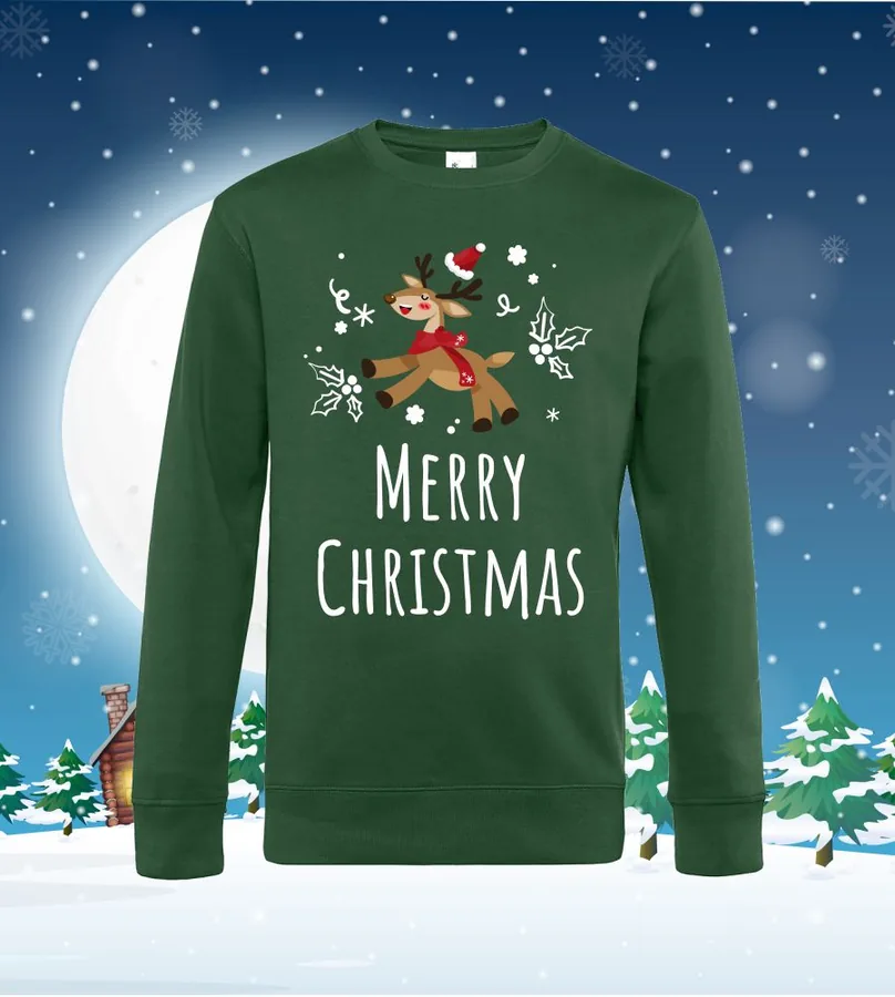 Mikina dámska / pánska Merry Christmas sobik