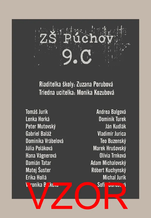 Absolventské tričko s motívom Wanted