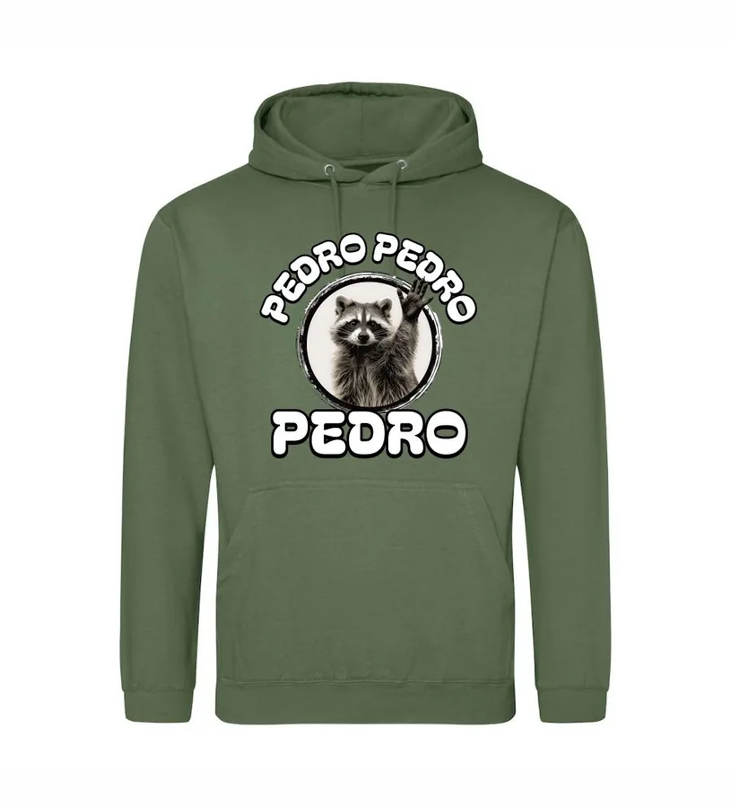 Kapucňová mikina s potlačou Pedro