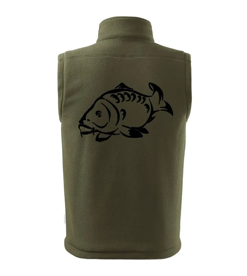 Rybárska fleecová vesta Carp