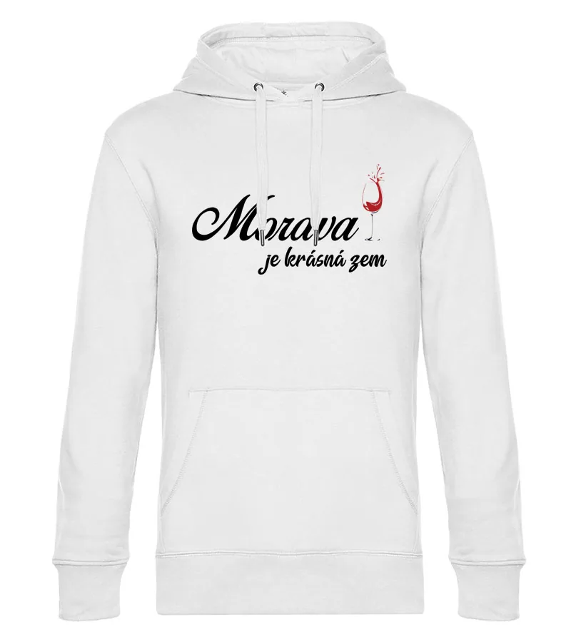 Mikina s potlačou Morava je krásná zem