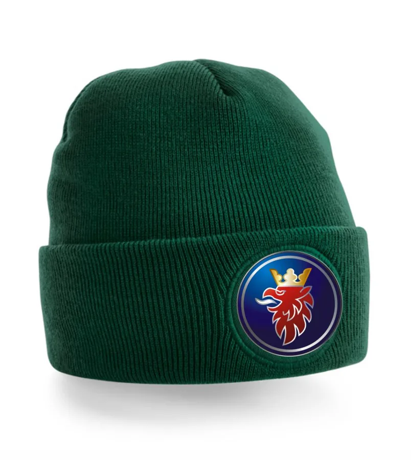 Zimná čiapka s motívom SAAB