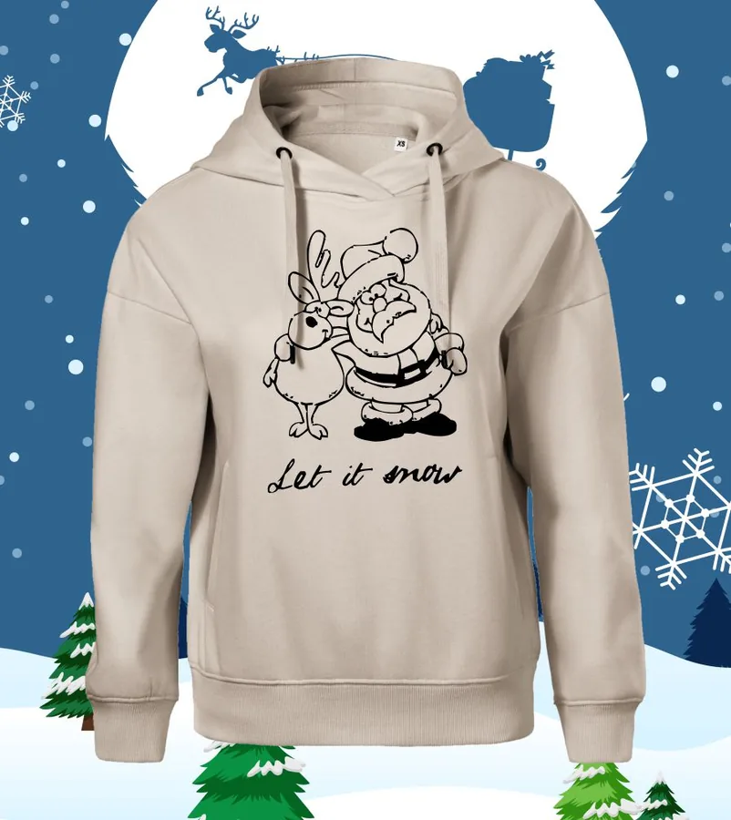 Dámska mikina Let it snow