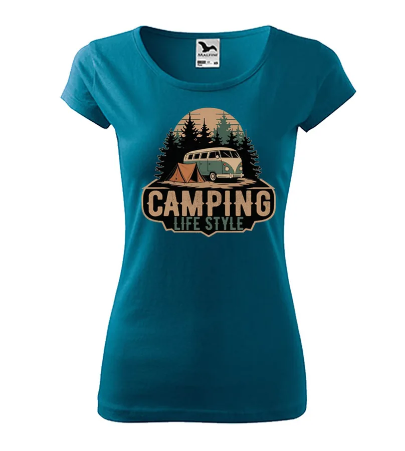 Dámske tričko Camping life style