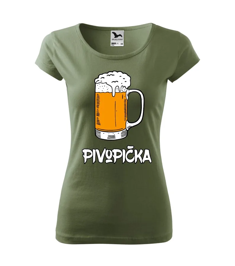 Dámske tričko Pivopička