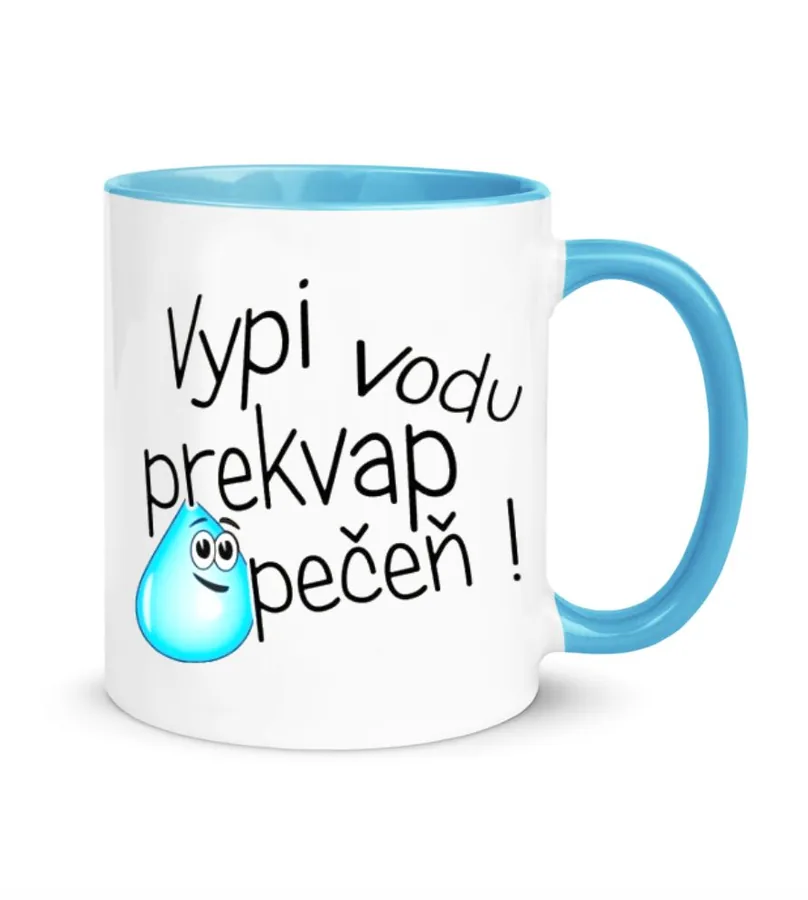 Hrnček Vypi vodu prekvap pečeň