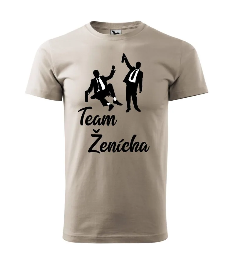 Tričko na rozlúčku so slobodou Team ženícha