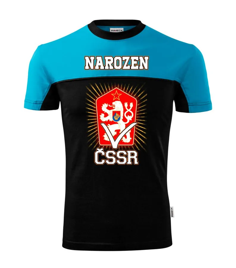 Tričko Narozen v ČSSR (čr)