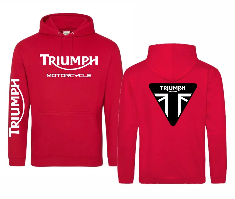 Kapucová mikina Triumph motorcycle