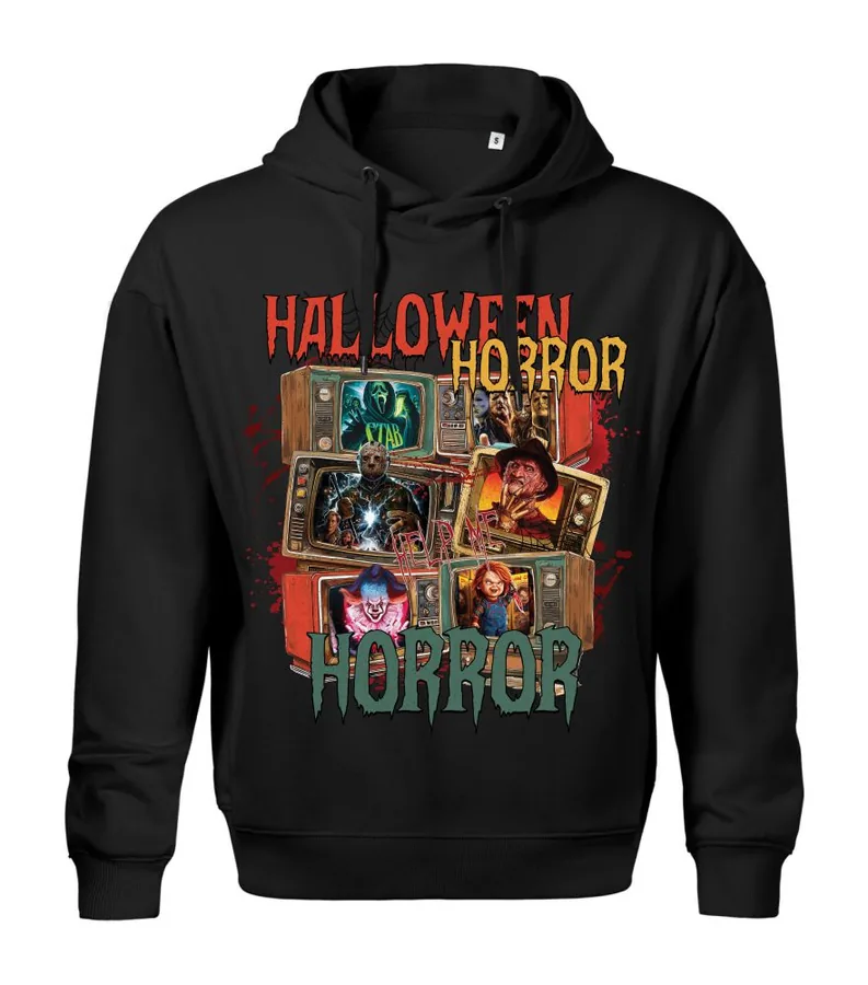 Mikina s potlačou Halloween horror