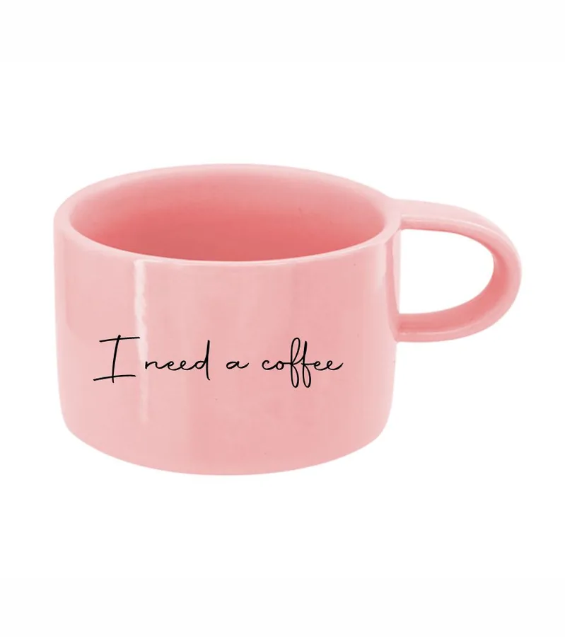 Hrnček s potlačou I need a coffee