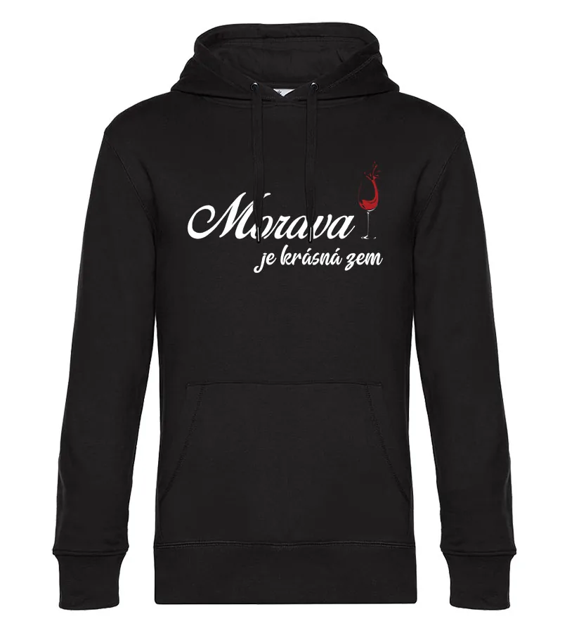 Mikina s potlačou Morava je krásná zem