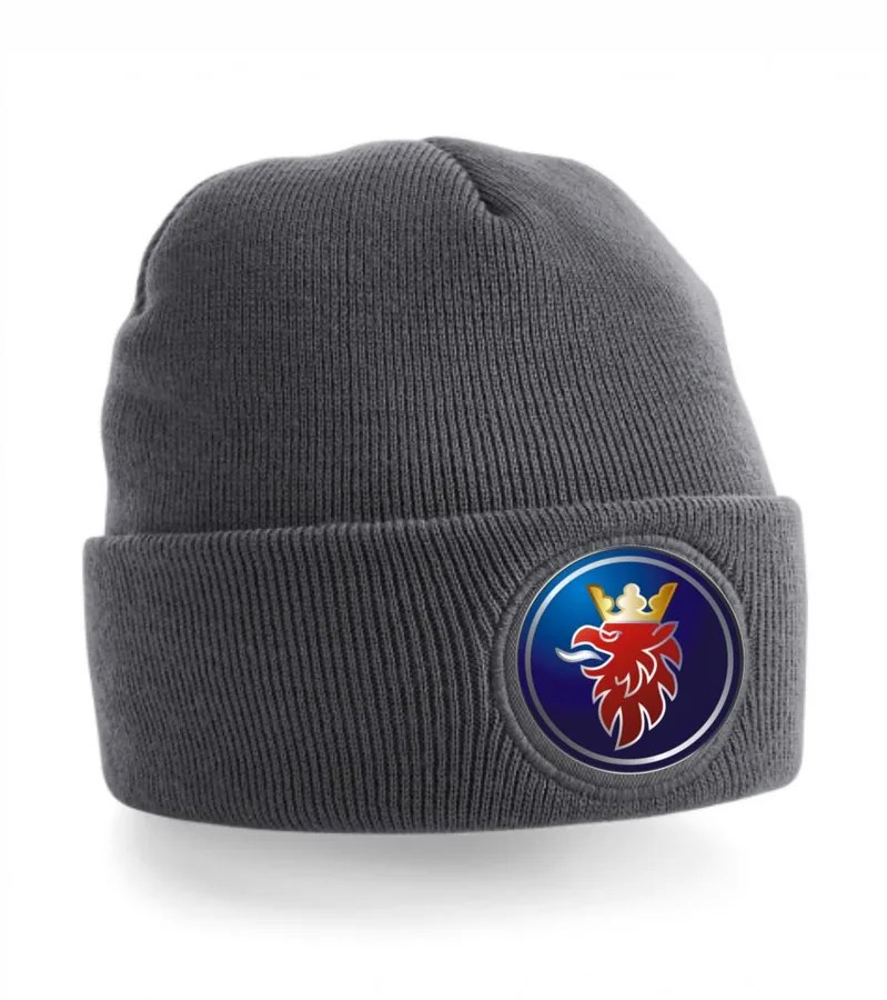 Zimná čiapka s motívom SAAB
