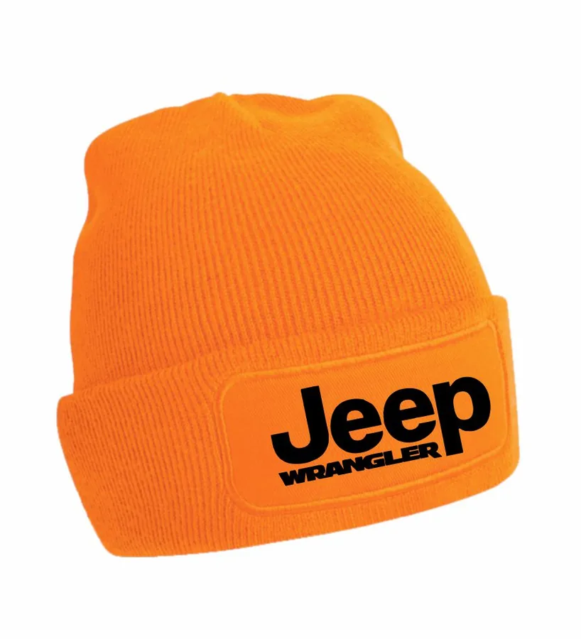 Zimná čiapka s motívom Jeep wrangler