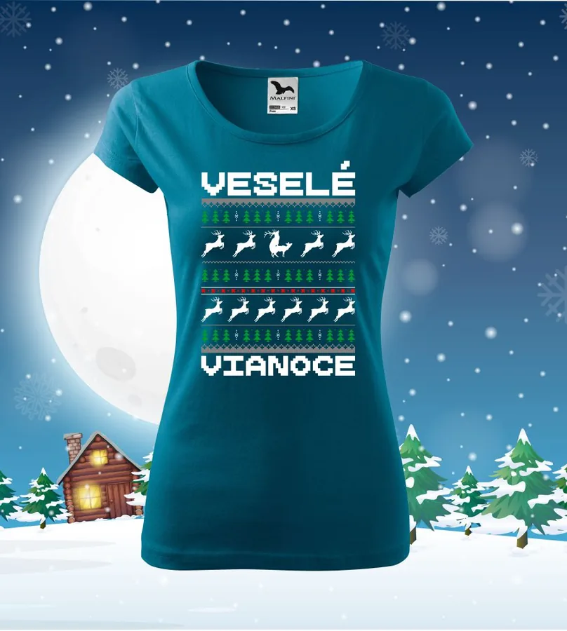 Vianočné tričko Merry Christmas 6