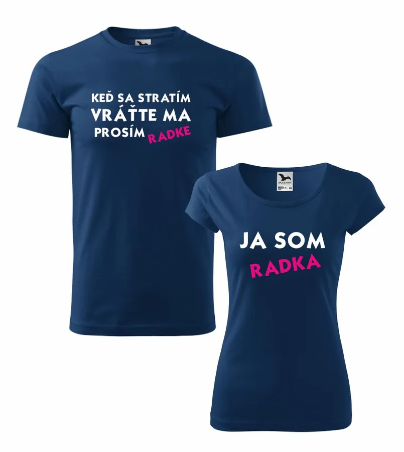 Tričká s potlačou Keď sa stratím, vráťte ma! 