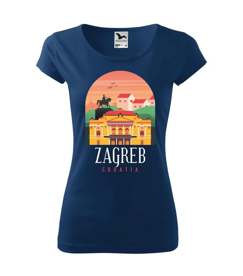 Dámske / pánske tričko Zagreb