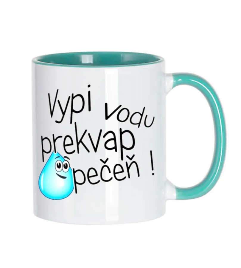 Hrnček Vypi vodu prekvap pečeň