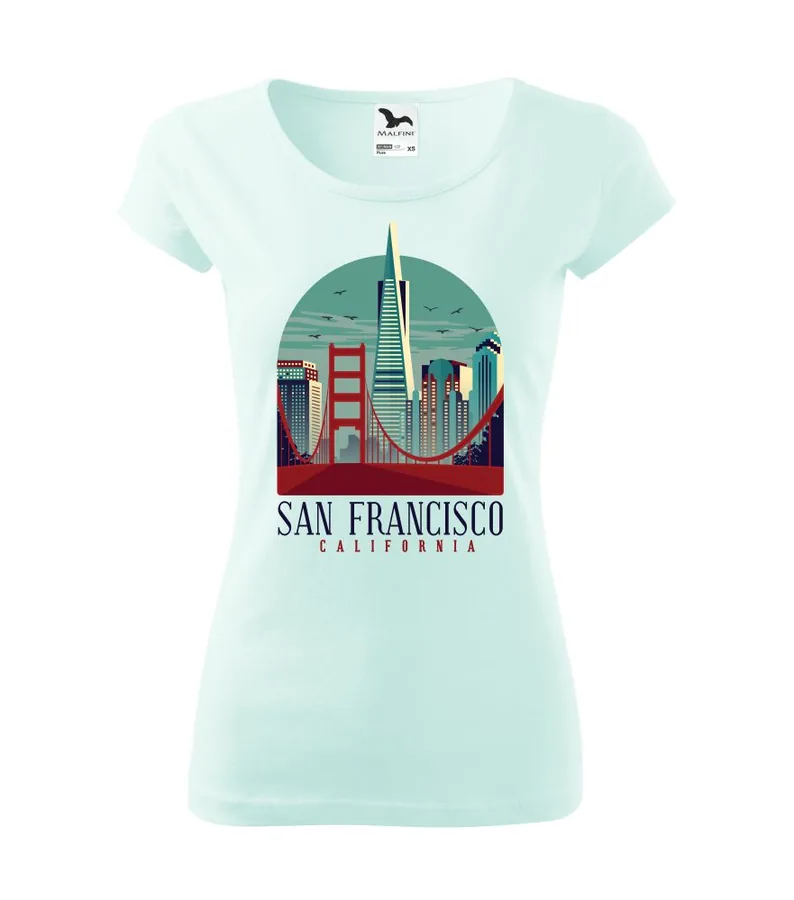 Dámske / pánske tričko San Francisco