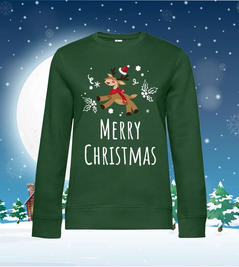Mikina dámska / pánska Merry Christmas sobik