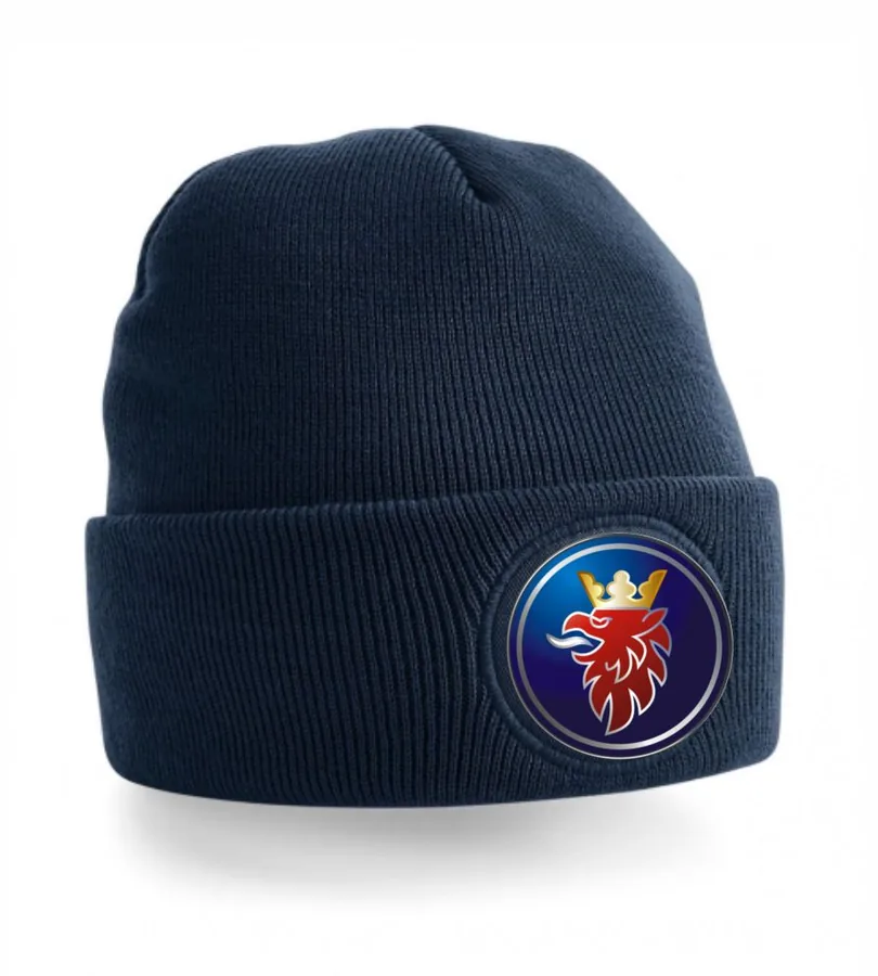 Zimná čiapka s motívom SAAB