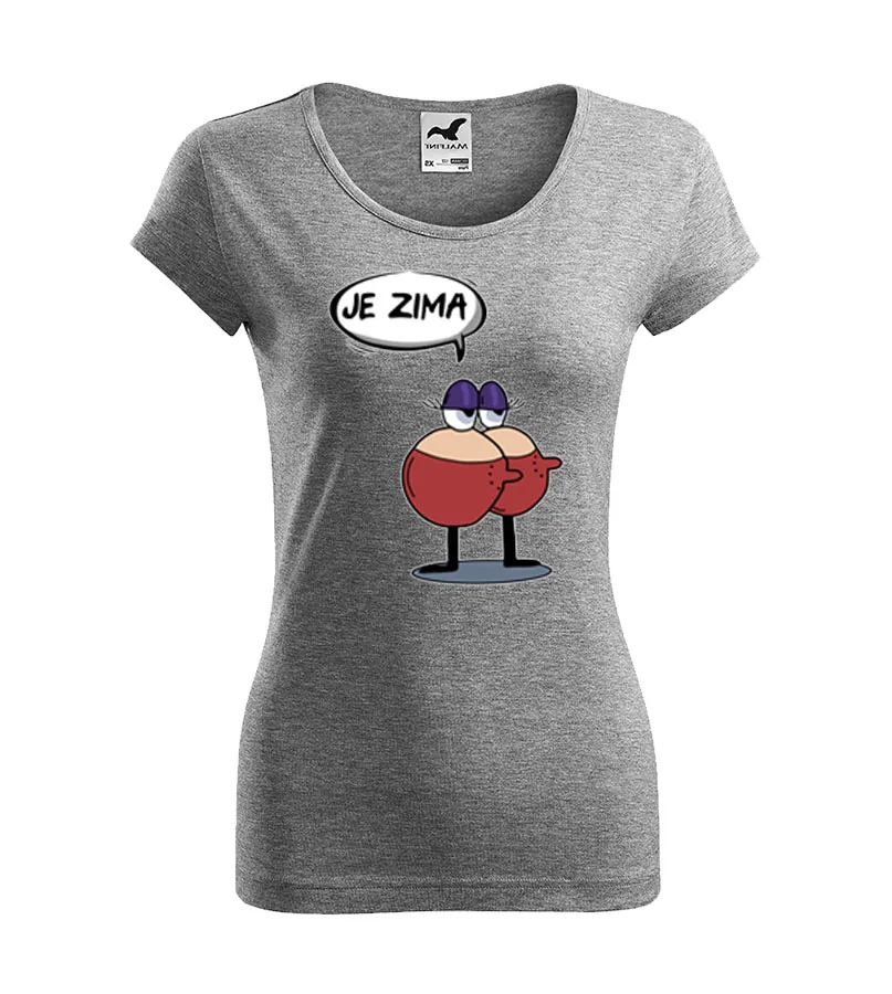 Vtipné tričká pre pár Zima