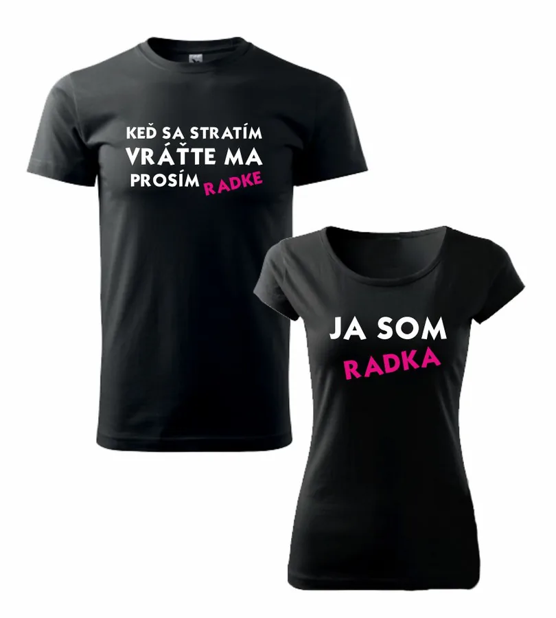Tričká s potlačou Keď sa stratím, vráťte ma! 