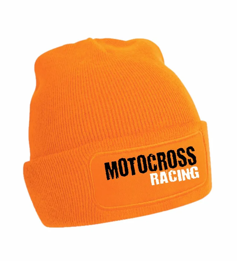 Zimná čiapka s motívom Motocross racing